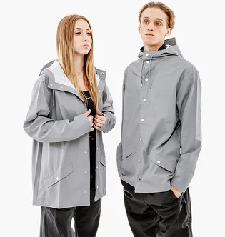 Куртка унісекс Rains Jackets Grey 1201-ROCK