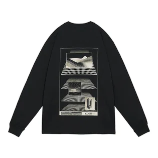 Світшот унісекс cav empt As Dark Plan Black CES27LT01