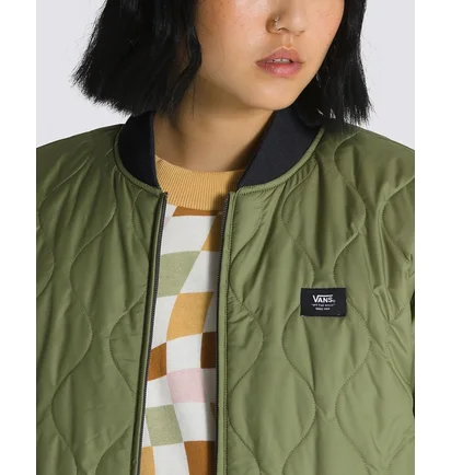 Куртка женская Vans Pickett Bomber Jacket Olive VN00075EZBF