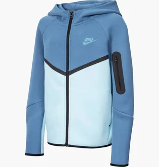Толстовка детская Nike Tech Fleece Light Blue HV5867-474