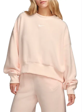 Світшот жіночий Nike W Nsw Plsh Mod Crop Crew Peach DQ6844-838