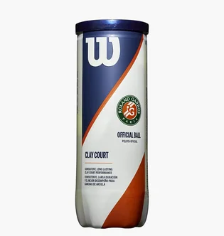 Тенісний м'яч Wilson Roland Garros Clay Ct 3 Green WRT125000