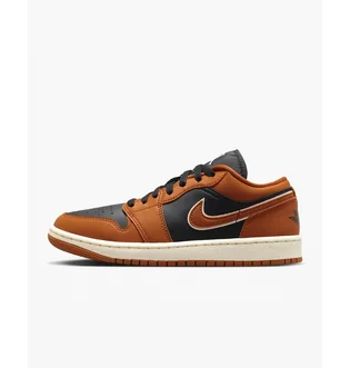 Кроссовки женские Air Jordan 1 Low Se Orange/Black Dv1299-800