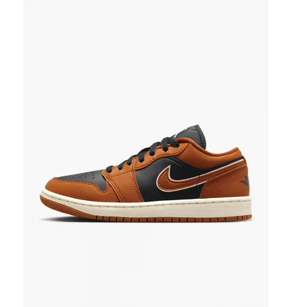 Кроссовки женские Air Jordan 1 Low Se Orange/Black Dv1299-800