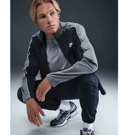 Спортивный костюм мужской Nike M Nk Club Pk Trk Blue/Grey HV1444-451