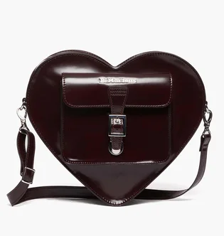 Рюкзак жіночий Dr. Martens Vegan Heart Shaped Backpack Bordo AD015601