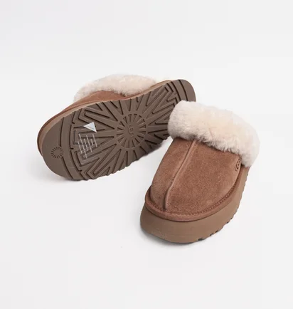 Тапочки жіночі UGG Disquette Brown 1122550-CHE