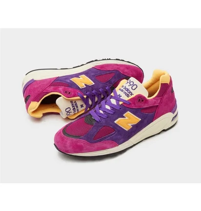 Кросівки чоловічі New Balance 990V2 Made In Usa Pink/Violet M990Py2