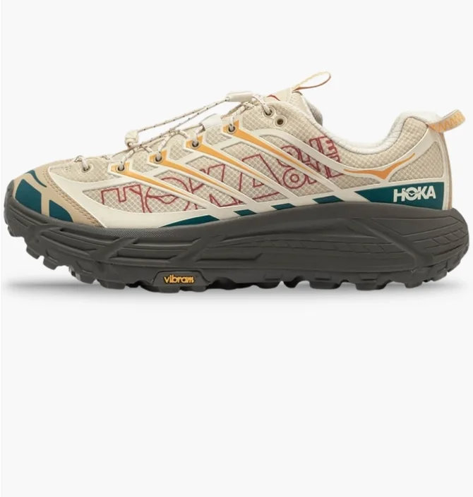 Кроссовки мужские Hoka Mafate Three2 Wordmark Beige 1175490-CRMK