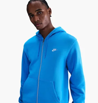 Толстовка мужская Nike Club Bb Fz Blue FN3861-435
