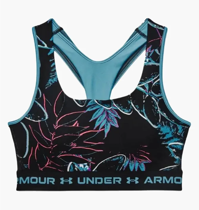 Топ женский Under Armour Crossback Mid Blue 1365766-422