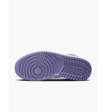 Кроссовки женские Air Jordan 1 Mid WomenS Shoes White/Violet BQ6472-504