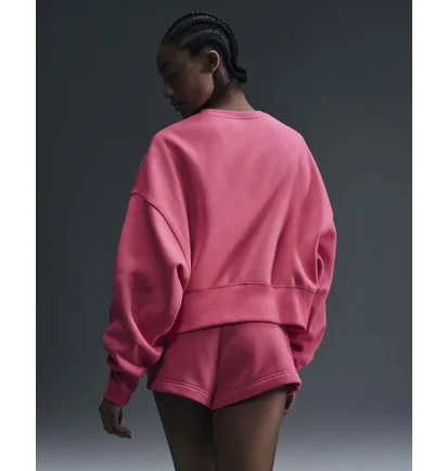 Світшот жіночий Nike Sportswear Phoenix Fleece Over-Oversized Crew-Neck Sweatshirt Pink DQ5761-629