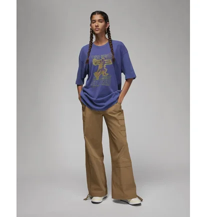 Футболка женская Air Jordan Oversized T-Shirt Blue FD7208-502