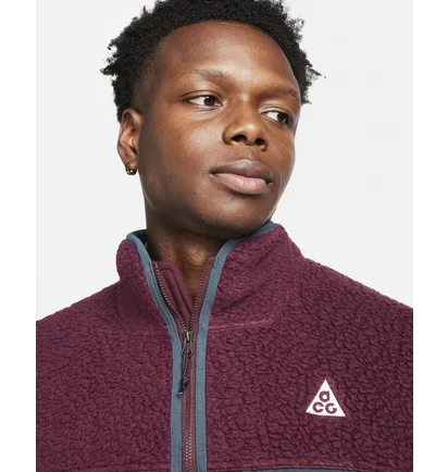Кофта мужская Nike Acg Arctic Wolf Full-Zip Top Bordo FN0372-681