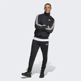 Спортивний костюм чоловічий Adidas Sportswear Basic 3-Stripes Tricot Track Suit Set Black Ic6747