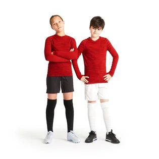 Лонгслив детский Kipsta Keepdry Red 8641694