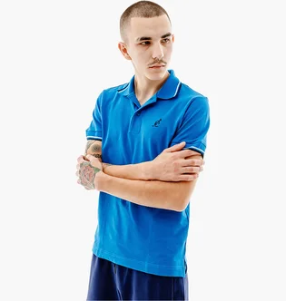 Поло мужское AUSTRALIAN 2-Stripe Pique Polo S-Fit Blue LSUPO0004-335