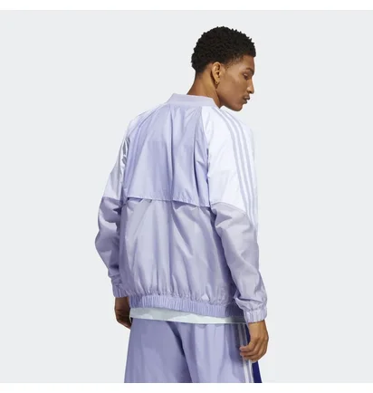 Олимпийка мужская Adidas Summer Sst Track Jacket Violet/White Hc2097