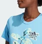 Футболка женская Adidas Beach Graphic Light Blue IS1230