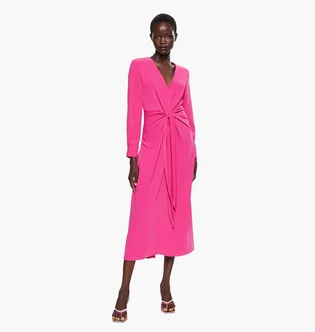 Плаття жіноче Mango Bow Pink 37034398