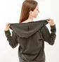 Толстовка женская AUSTRALIAN Stripes Hoodie Polyviscosa Jacket Black LSDGC0010-003