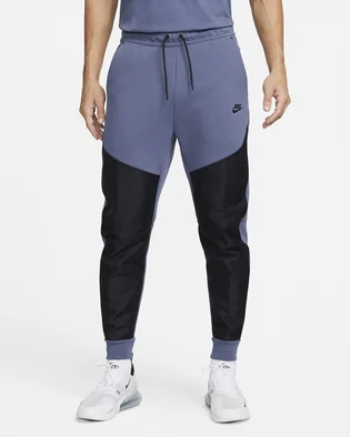 Штаны мужские Nike Sportswear Tech Fleece Black/Blue DR6171-491