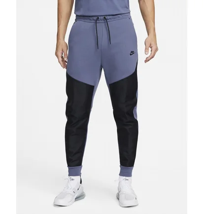 Штани чоловічі Nike Sportswear Tech Fleece Black/Blue DR6171-491