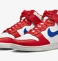 Кросівки чоловічі Nike Dunk Hi Retro Red/White Dx2661-100