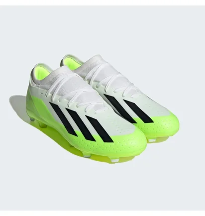 Бутсы мужские Adidas X Crazyfast.3 Firm Ground Cleats White/Green HQ4534