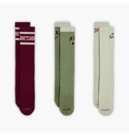 Носки Nike Everyday Plus Cushioned Crew Multi (3 пары) DX7665-901