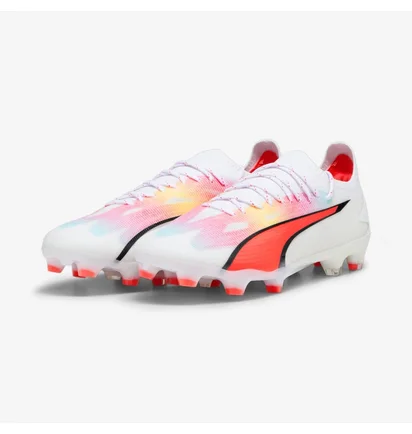 Бутсы унисекс Puma Ultra Ultimate Fg/Ag Football Boots White 107311-01