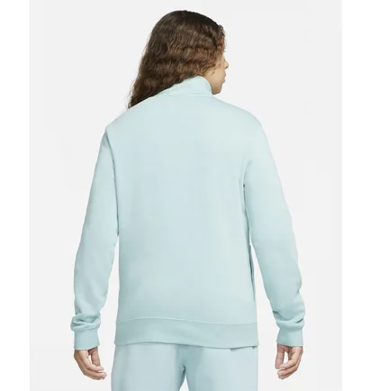 Кофта чоловіча Nike Sportswear Club MenS Brushed-Back 1/2-Zip Pullover Turquoise DD4732-309