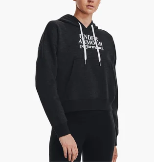 Худі жіноче Under Armour Hooded Sweatshirt Essential Script Hoodie Black 1374107-001