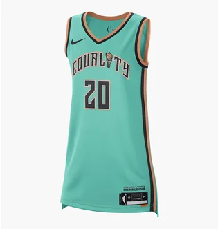 Майка женская Nike Sabrina Ionescu Liberty Rebel Edition Dri-Fit Wnba Victory Jersey Turquoise DJ4576-302