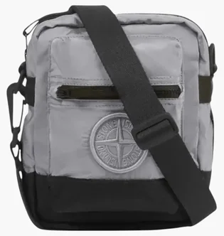 Сумка чоловіча Stone Island Nylon Metal In Econyl Pouch Grey K1S159200908S0076-V0061