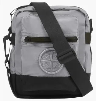 Сумка мужская Stone Island Nylon Metal In Econyl Pouch Grey K1S159200908S0076-V0061