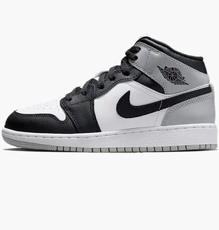 Кроссовки детские Air Jordan 1 Mid Bg Black/White DQ8423-101