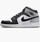 Кроссовки детские Air Jordan 1 Mid Bg Black/White DQ8423-101
