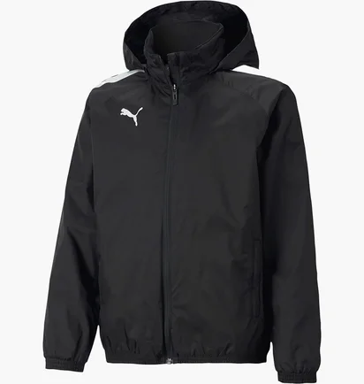 Куртка чоловіча Puma Hooded Jacket Teamliga All Weather Jkt Jr Black 657246-03