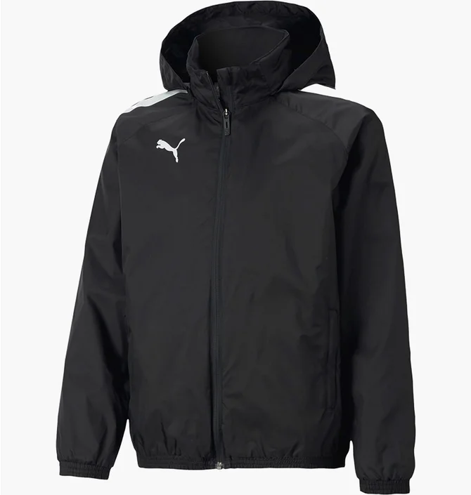 Куртка чоловіча Puma Hooded Jacket Teamliga All Weather Jkt Jr Black 657246-03