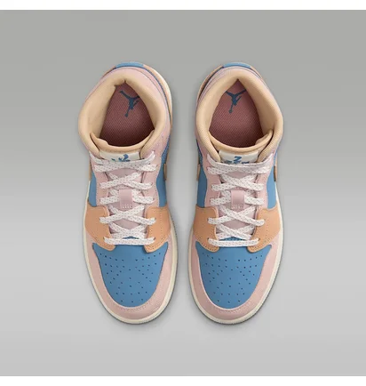 Кросівки жіночі Air Jordan 1 Mid Gs Zen Brown/Multi FN7452-400