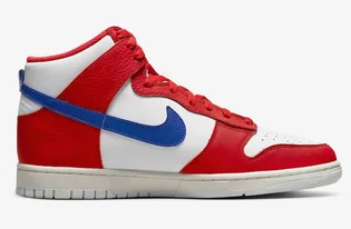 Кросівки чоловічі Nike Dunk Hi Retro Red/White Dx2661-100