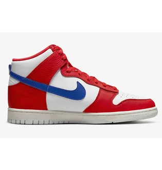 Кроссовки мужские Nike Dunk Hi Retro Red/White Dx2661-100