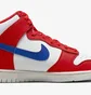 Кросівки чоловічі Nike Dunk Hi Retro Red/White Dx2661-100