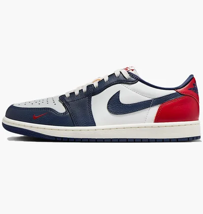 Кроссовки мужские Air Jordan 1 Retro Low Og Howard University White/Blue HQ2993-100