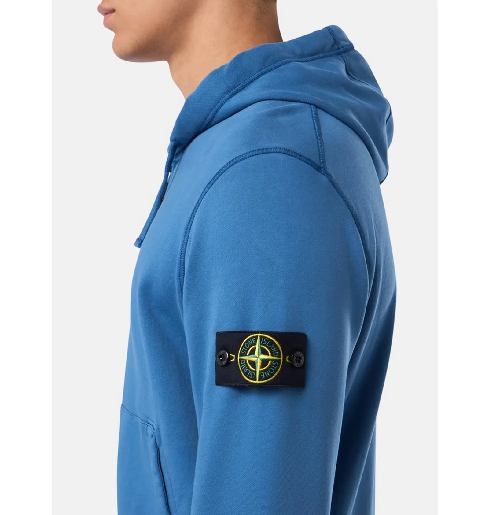 ᐉ Толстовка чоловіча Stone Island Compass-Badge Zip-Up Blue