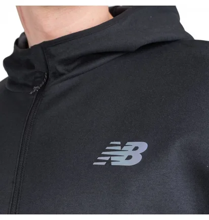 Худи унисекс New Balance Q Speed Fuel Hoodie Black MT11276BK