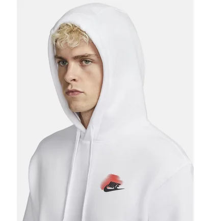 Худи мужское Nike Sportswear Standard Issue White FD0414-100