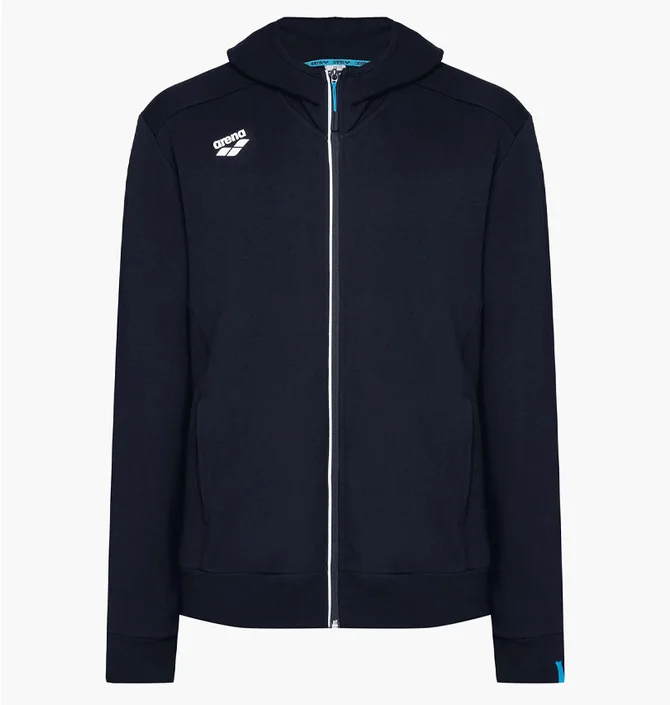 Куртка унисекс Arena Team Hooded Jacket Panel Blue 004906-700